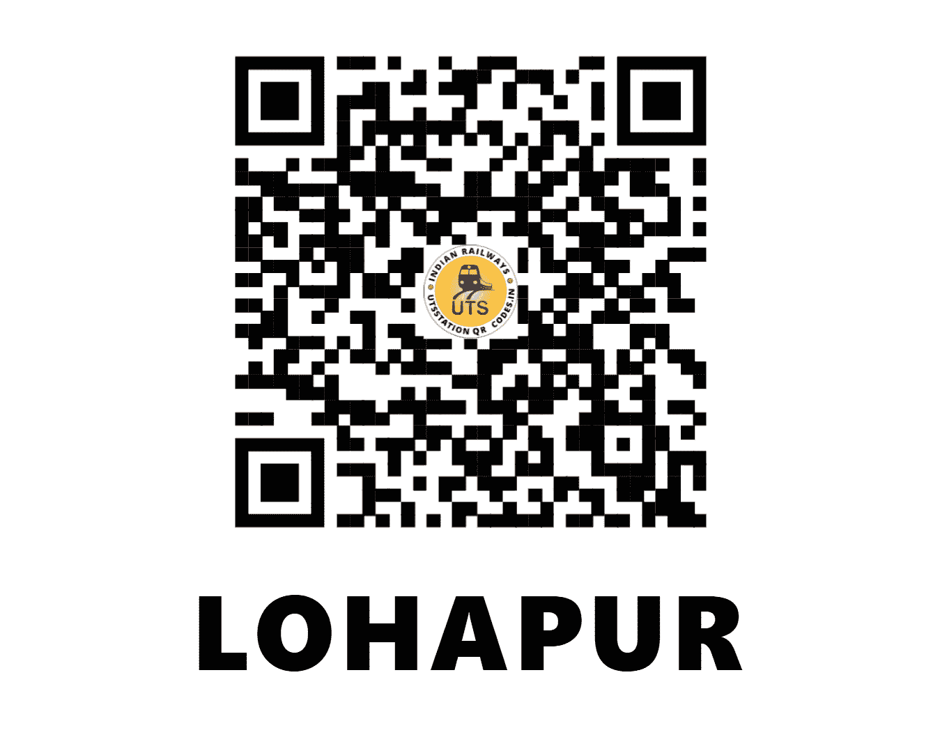 UTS QR Code for LOHAPUR - LAP - ER (WEST BENGAL)